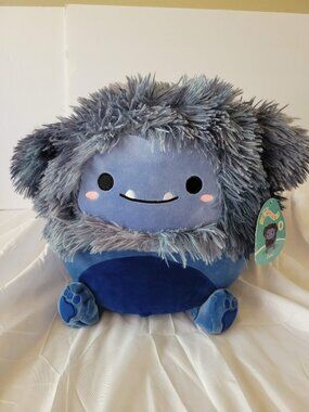 Squishmallows Dani the Navy Blue Bigfoot Plush Kellytoys 12" NWT